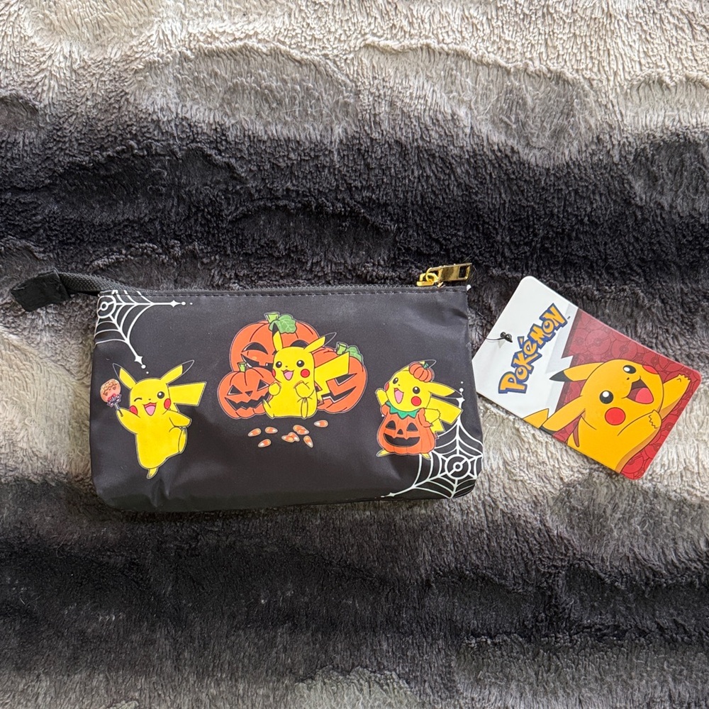 Halloween Pokemon Zippered Bag